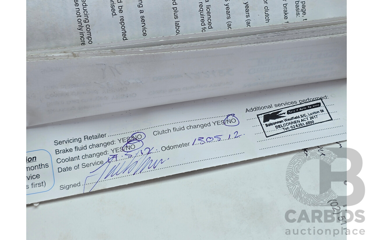 9/2003 Holden Monaro CV8 V2 Series III 2d Coupe Barbados Metallic Blue V8 5.7L