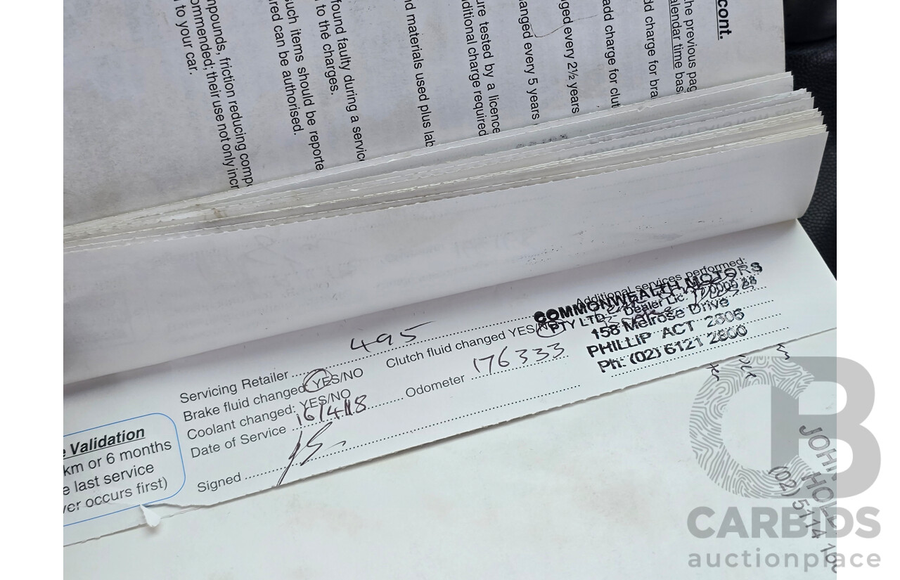 9/2003 Holden Monaro CV8 V2 Series III 2d Coupe Barbados Metallic Blue V8 5.7L