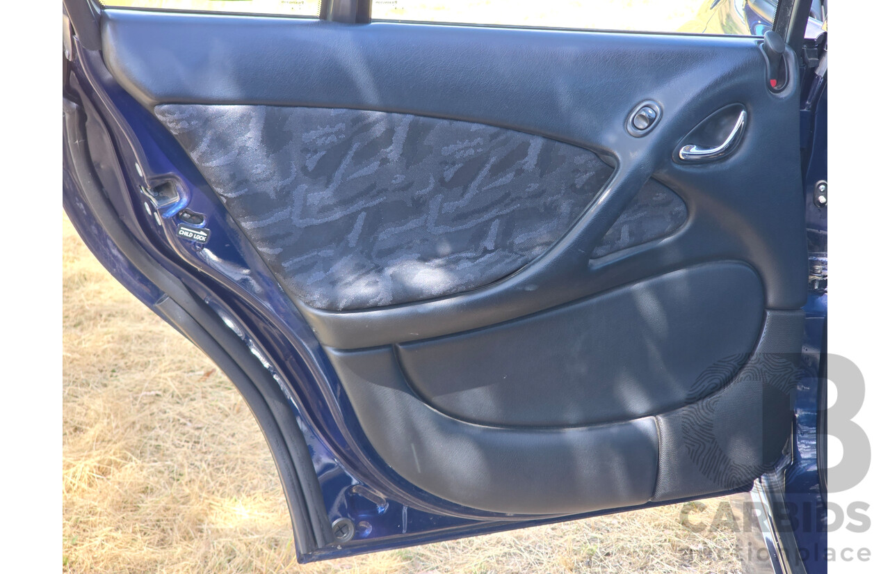 10/2001 Holden Special Vehicles (HSV) Clubsport VX Series II Build No.136 4d Sedan Vespers Blue Metallic V8 5.7L