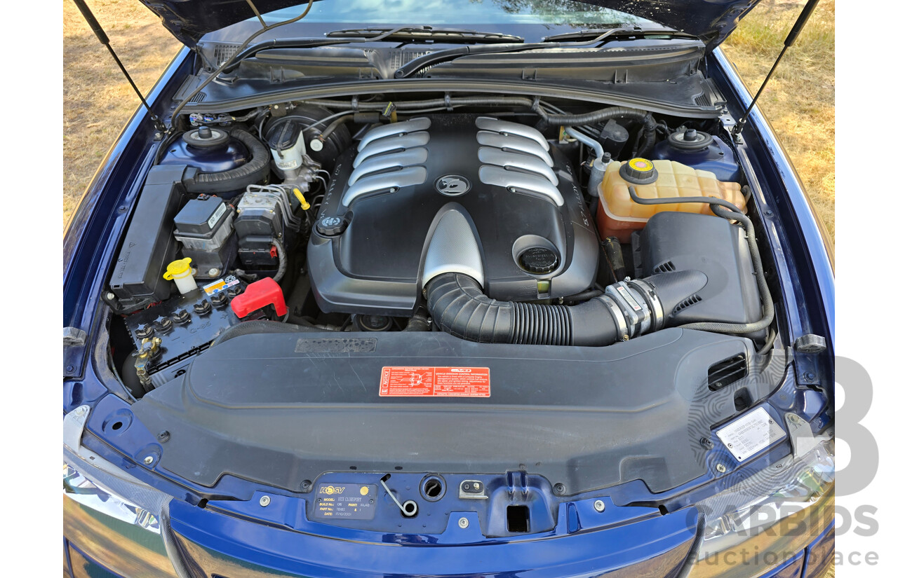10/2001 Holden Special Vehicles (HSV) Clubsport VX Series II Build No.136 4d Sedan Vespers Blue Metallic V8 5.7L
