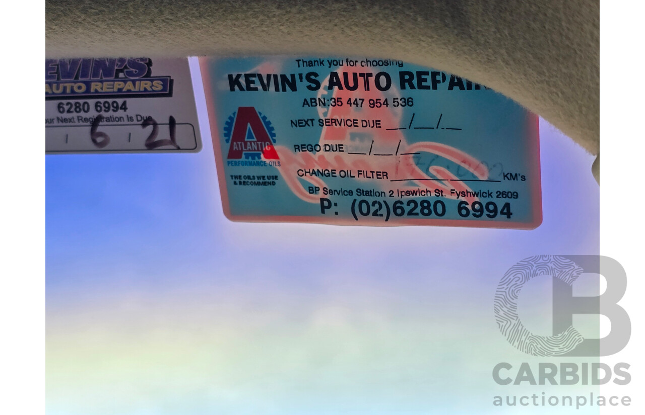 10/2001 Holden Special Vehicles (HSV) Clubsport VX Series II Build No.136 4d Sedan Vespers Blue Metallic V8 5.7L