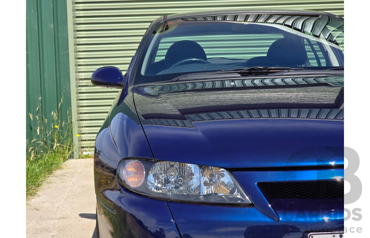 10/2001 Holden Special Vehicles (HSV) Clubsport VX Series II Build No.136 4d Sedan Vespers Blue Metallic V8 5.7L
