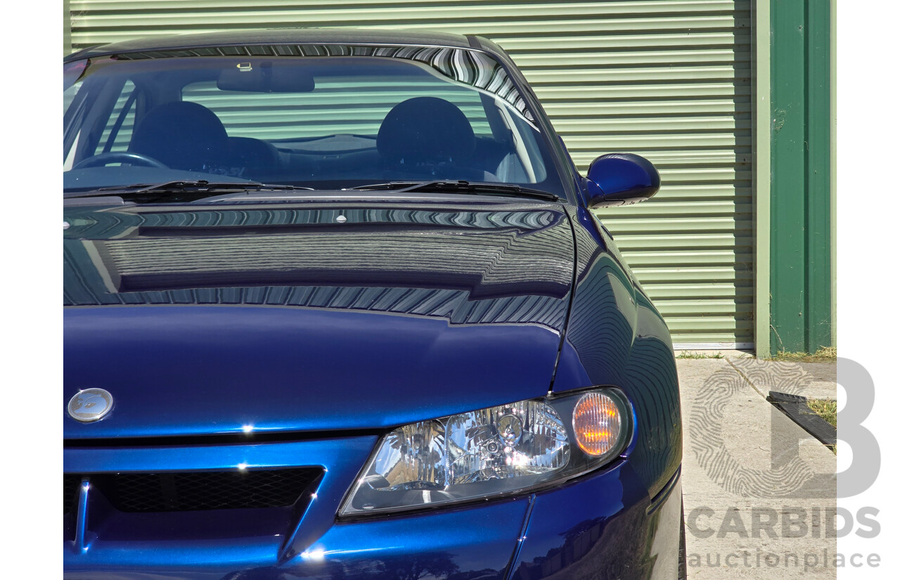 10/2001 Holden Special Vehicles (HSV) Clubsport VX Series II Build No.136 4d Sedan Vespers Blue Metallic V8 5.7L
