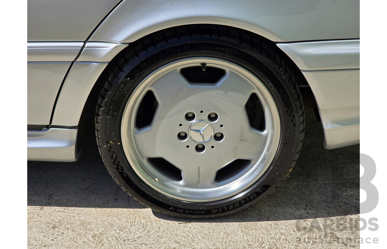 7/1998 Mercedes Benz C43 AMG W202 4d Saloon Zircon Silver Metallic V8 4.3L