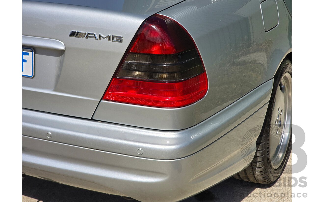 7/1998 Mercedes Benz C43 AMG W202 4d Saloon Zircon Silver Metallic V8 4.3L