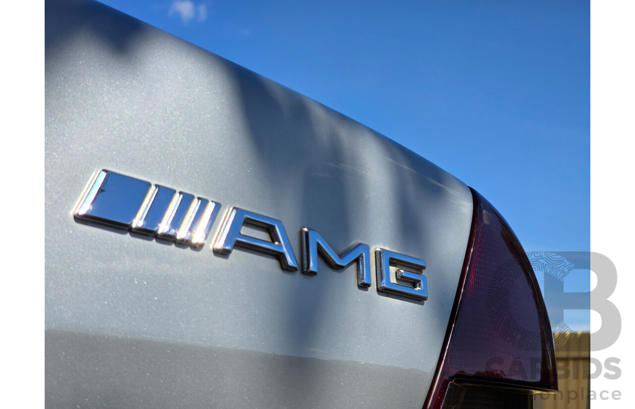 7/1998 Mercedes Benz C43 AMG W202 4d Saloon Zircon Silver Metallic V8 4.3L