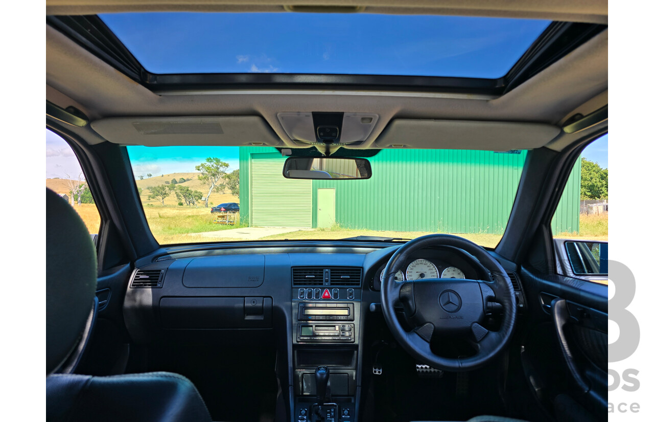 7/1998 Mercedes Benz C43 AMG W202 4d Saloon Zircon Silver Metallic V8 4.3L