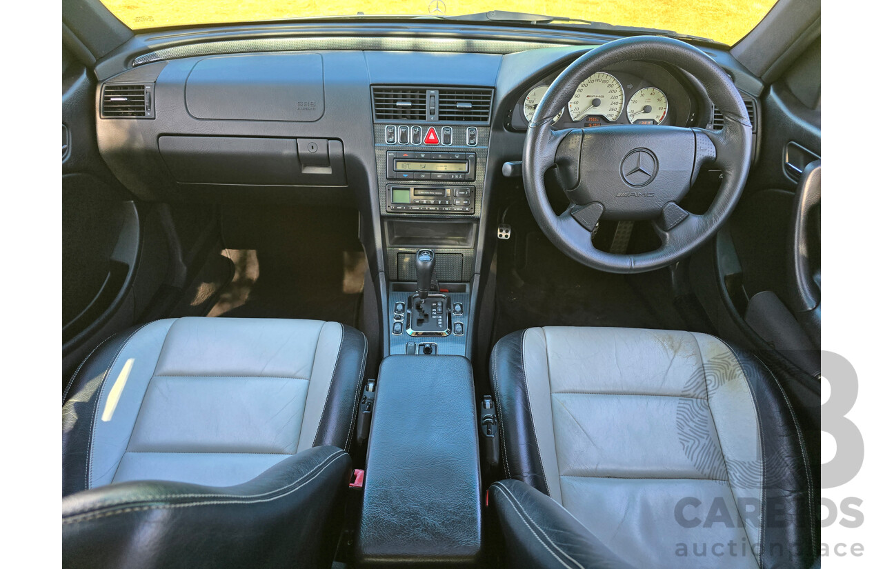 7/1998 Mercedes Benz C43 AMG W202 4d Saloon Zircon Silver Metallic V8 4.3L