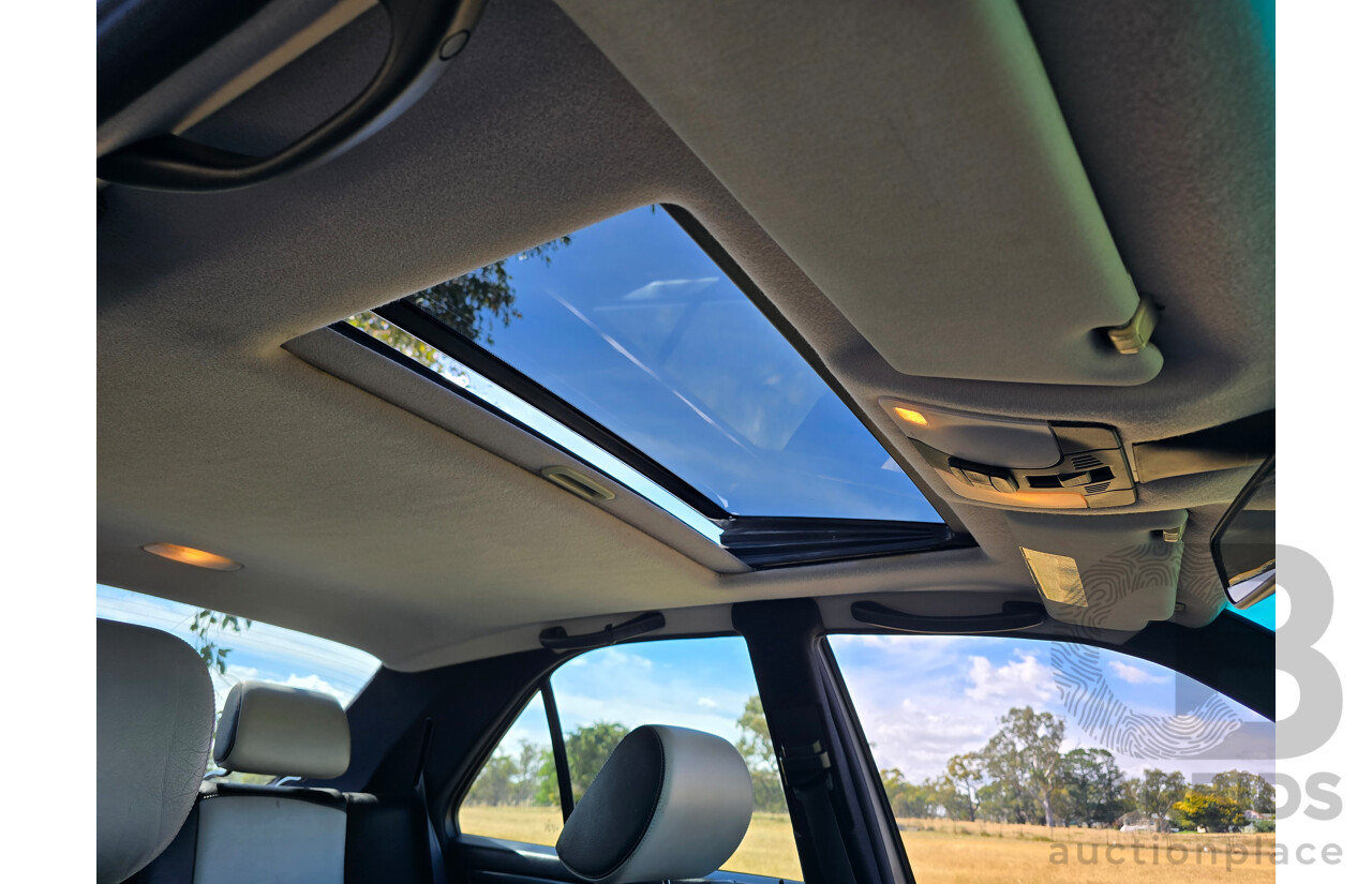 7/1998 Mercedes Benz C43 AMG W202 4d Saloon Zircon Silver Metallic V8 4.3L