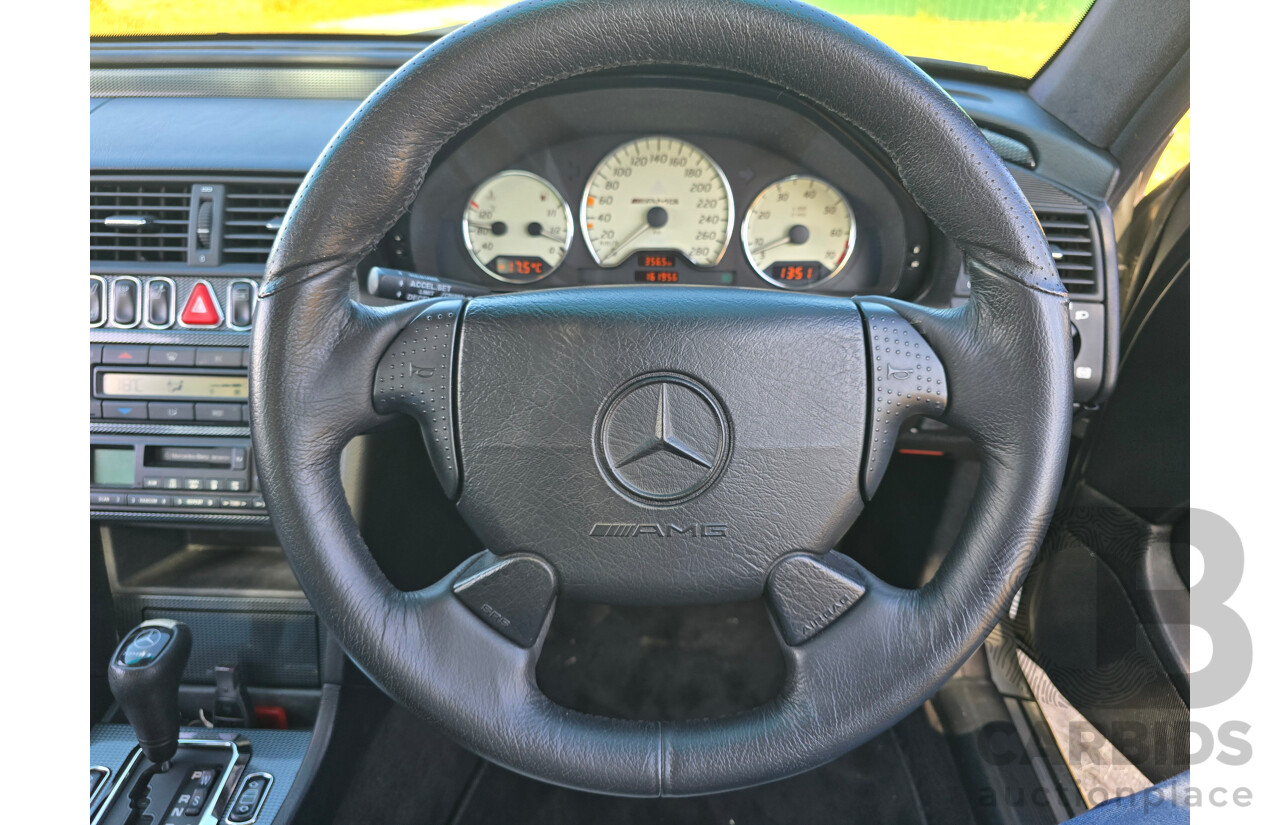 7/1998 Mercedes Benz C43 AMG W202 4d Saloon Zircon Silver Metallic V8 4.3L