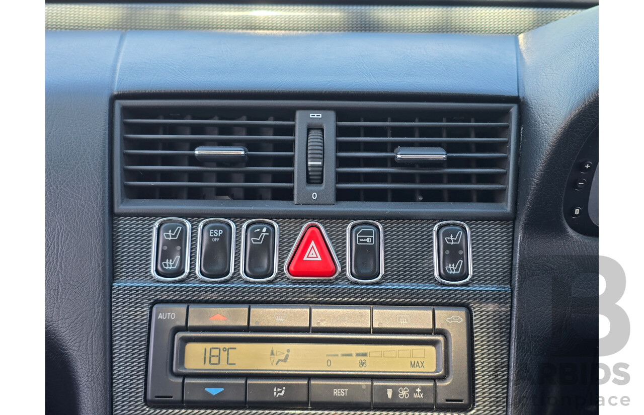 7/1998 Mercedes Benz C43 AMG W202 4d Saloon Zircon Silver Metallic V8 4.3L