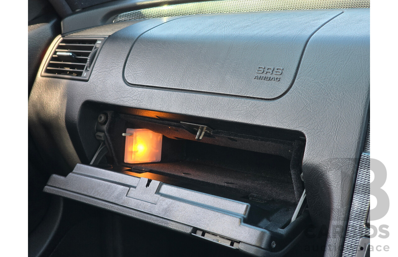 7/1998 Mercedes Benz C43 AMG W202 4d Saloon Zircon Silver Metallic V8 4.3L