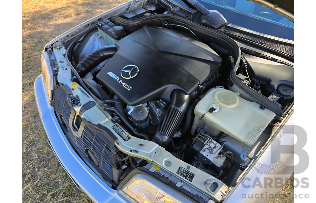 7/1998 Mercedes Benz C43 AMG W202 4d Saloon Zircon Silver Metallic V8 4.3L