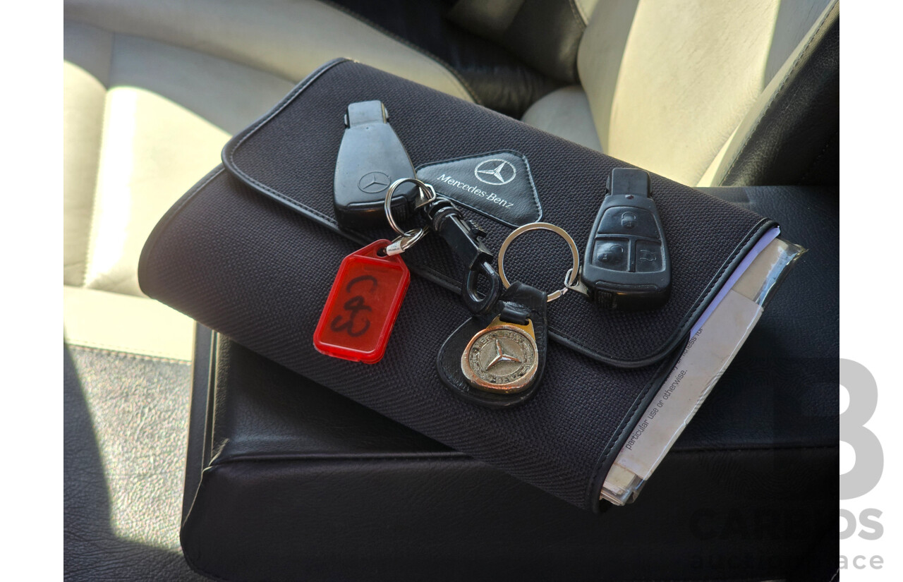 7/1998 Mercedes Benz C43 AMG W202 4d Saloon Zircon Silver Metallic V8 4.3L