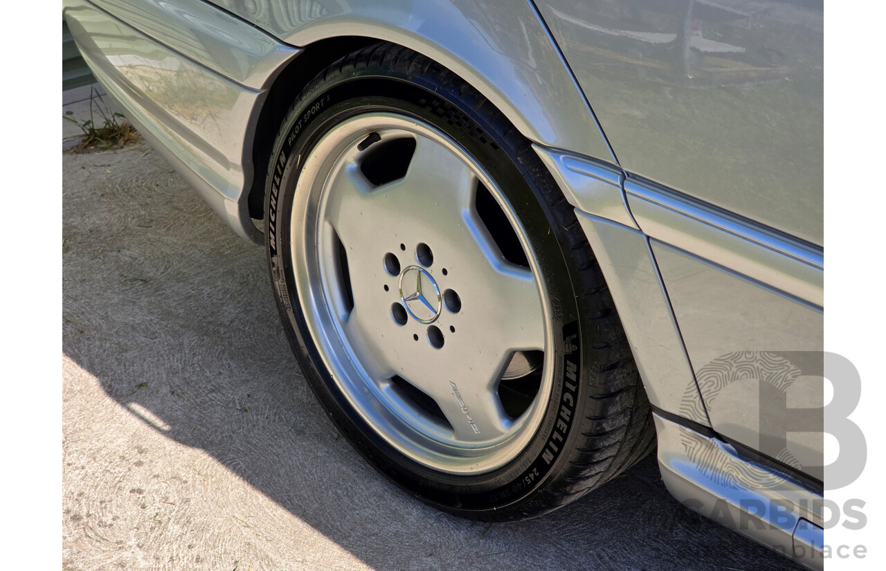 7/1998 Mercedes Benz C43 AMG W202 4d Saloon Zircon Silver Metallic V8 4.3L