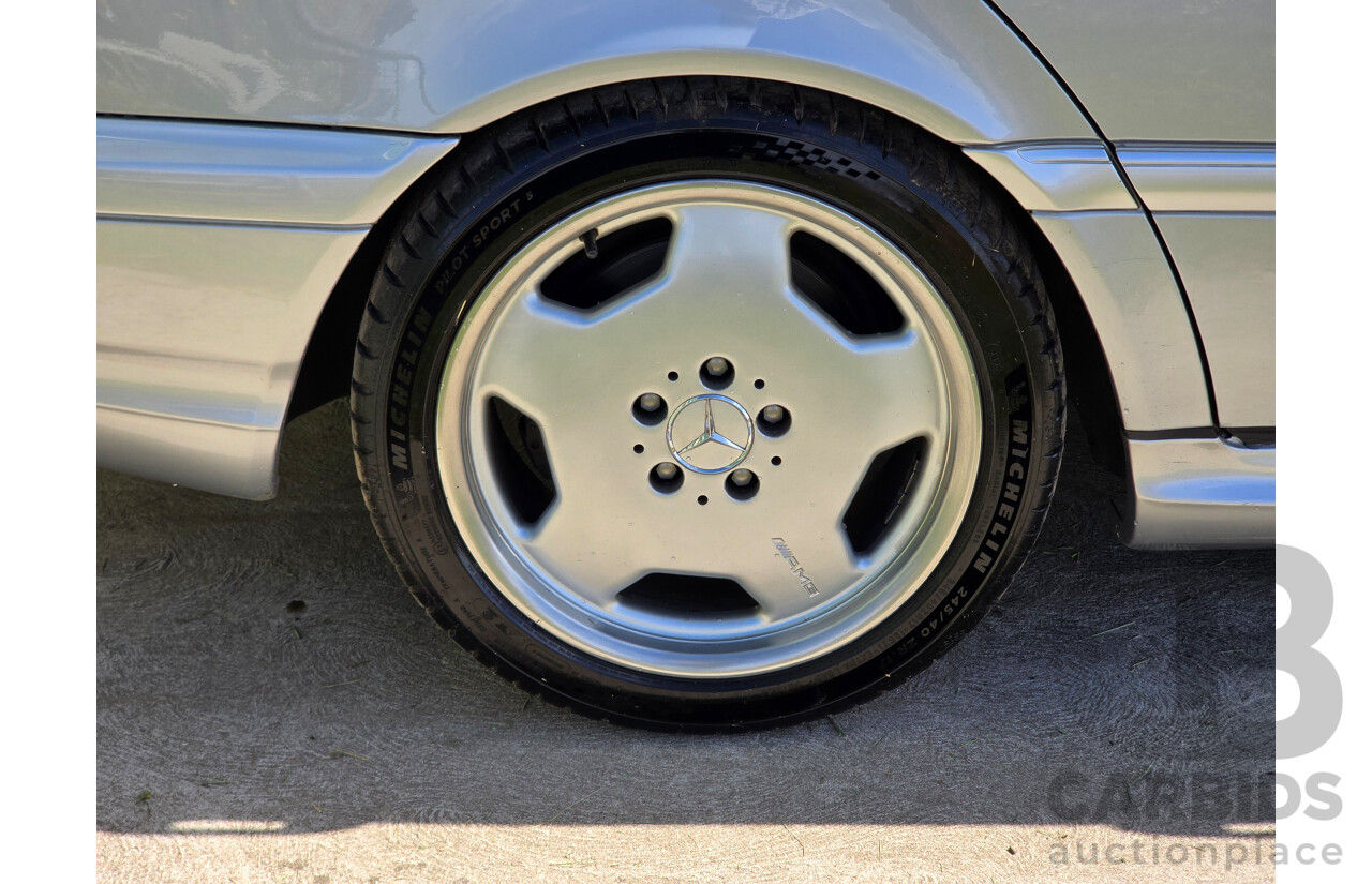 7/1998 Mercedes Benz C43 AMG W202 4d Saloon Zircon Silver Metallic V8 4.3L