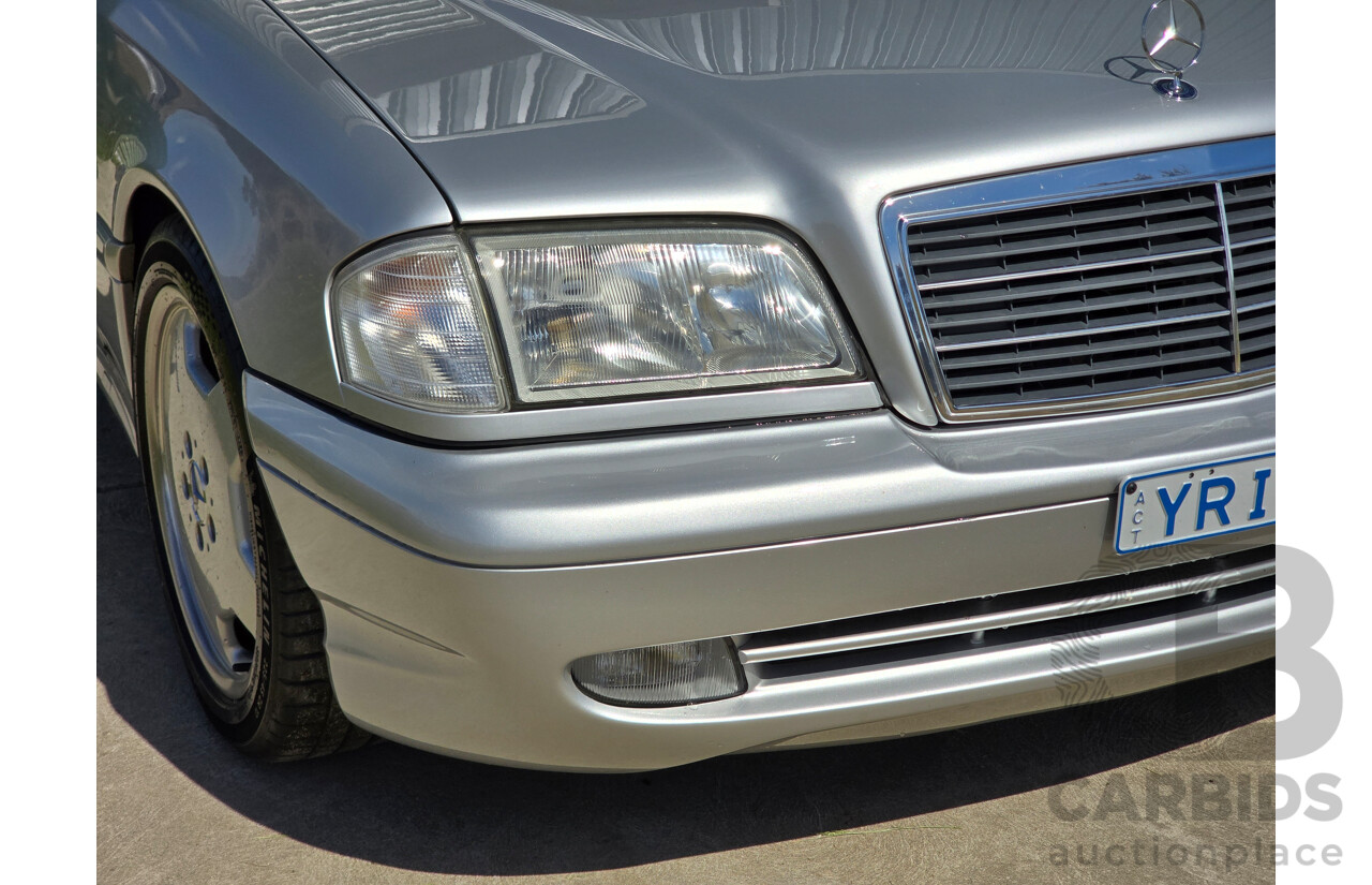 7/1998 Mercedes Benz C43 AMG W202 4d Saloon Zircon Silver Metallic V8 4.3L