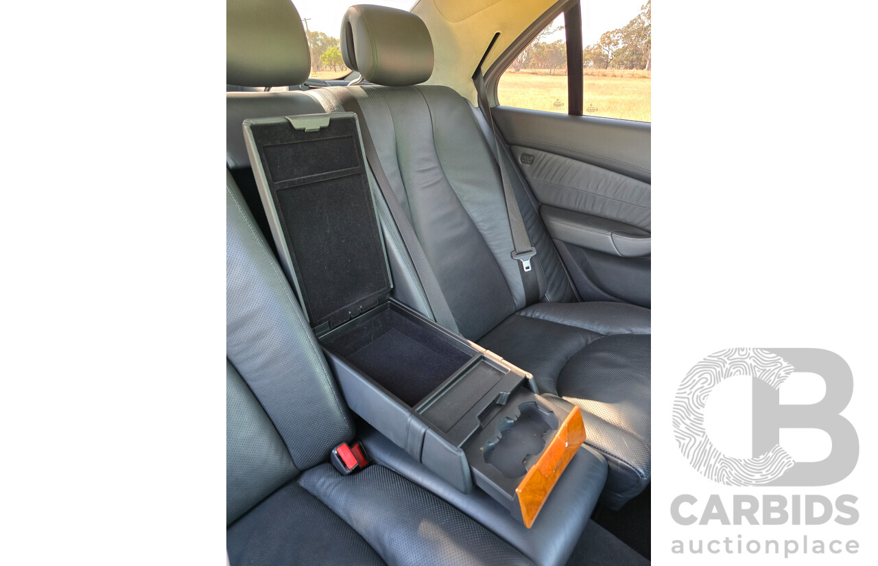 4/2003 Mercedes Benz S600L W220 4d Sedan Obsidian Black Metallic Twin Turbo V12 5.5L