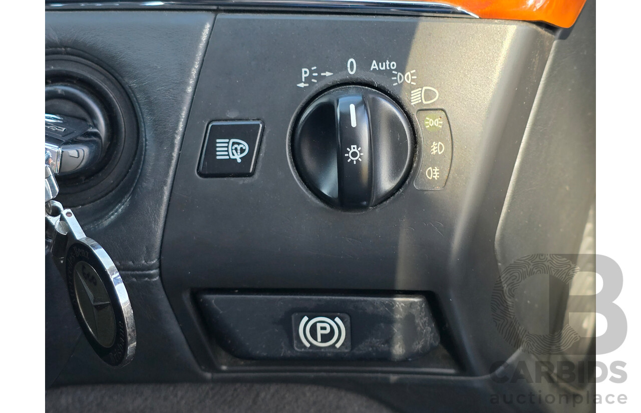 4/2003 Mercedes Benz S600L W220 4d Sedan Obsidian Black Metallic Twin Turbo V12 5.5L