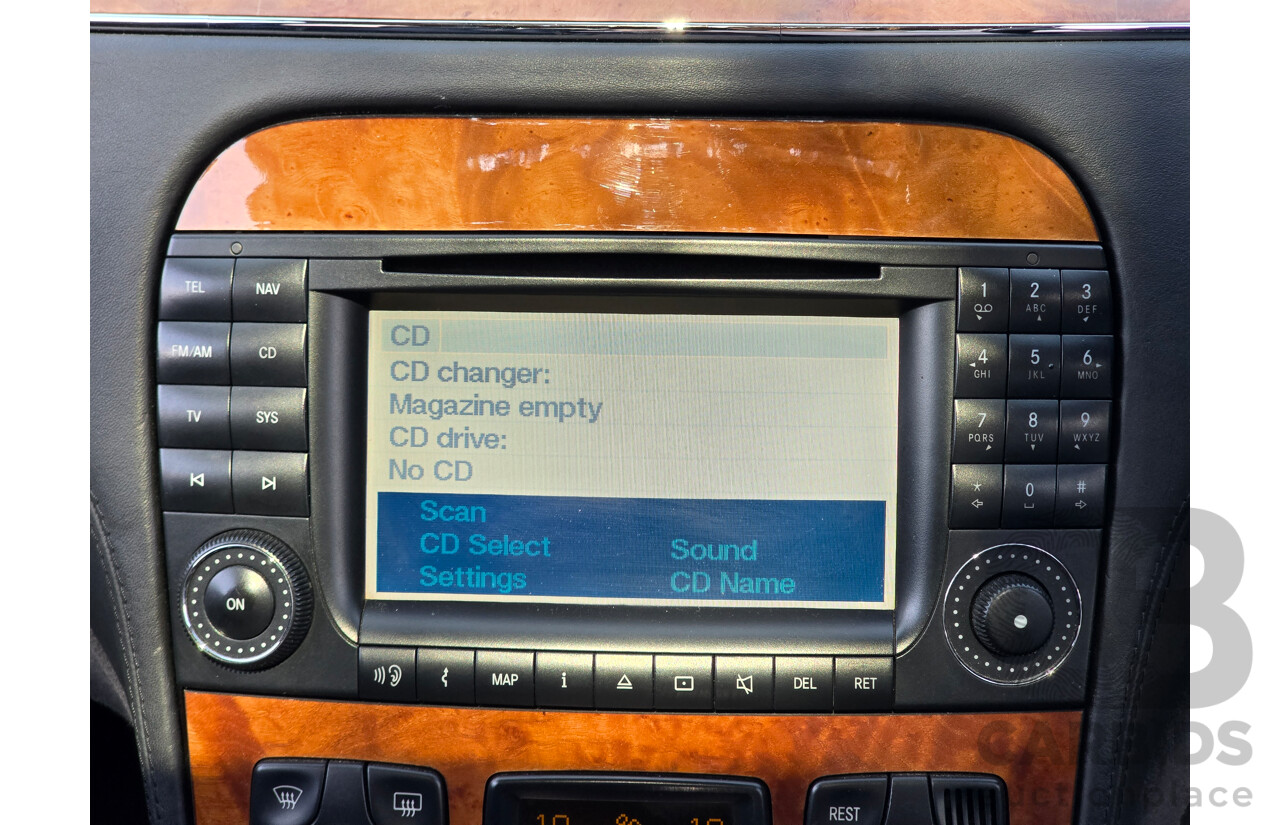 4/2003 Mercedes Benz S600L W220 4d Sedan Obsidian Black Metallic Twin Turbo V12 5.5L