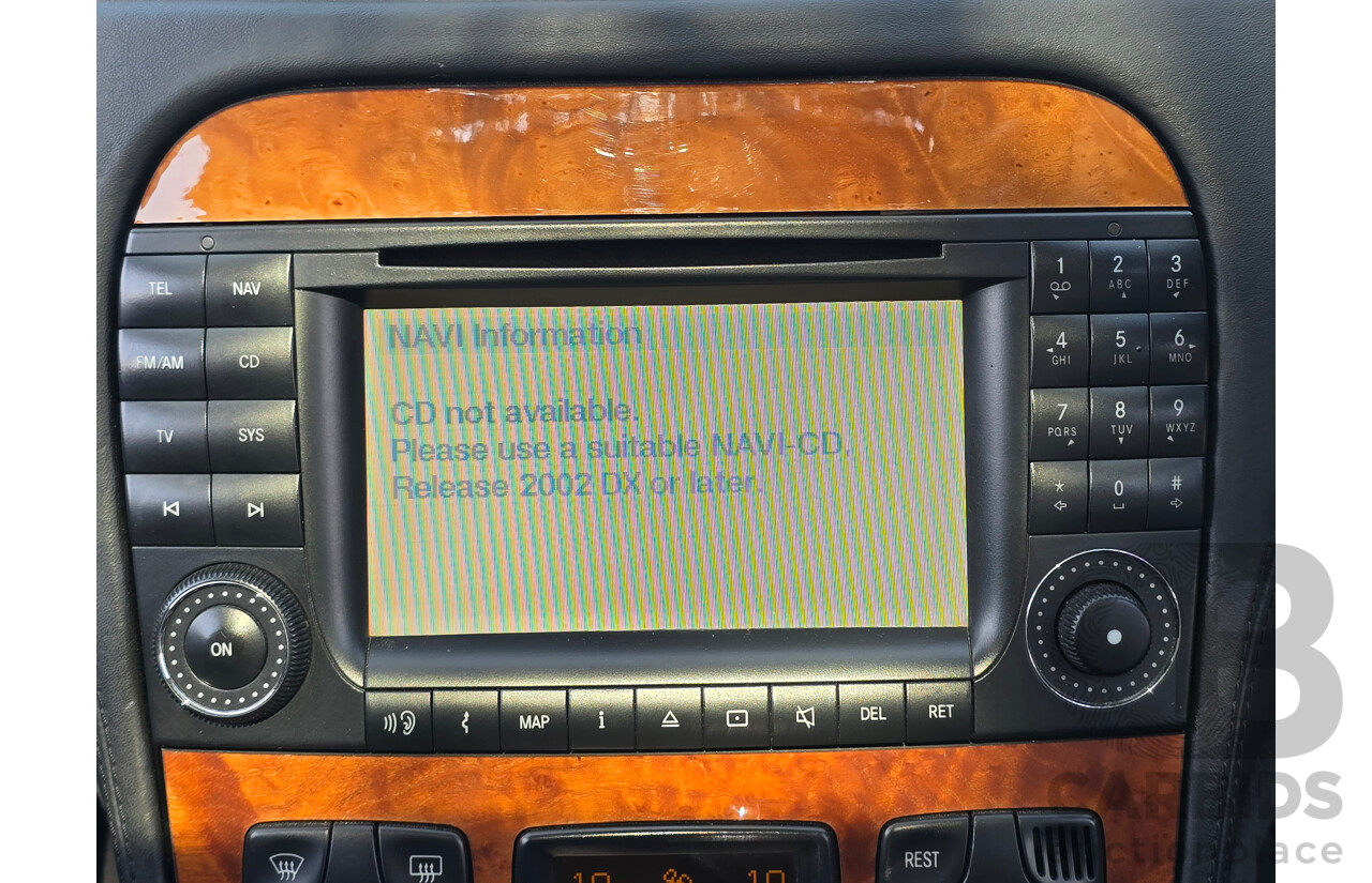 4/2003 Mercedes Benz S600L W220 4d Sedan Obsidian Black Metallic Twin Turbo V12 5.5L