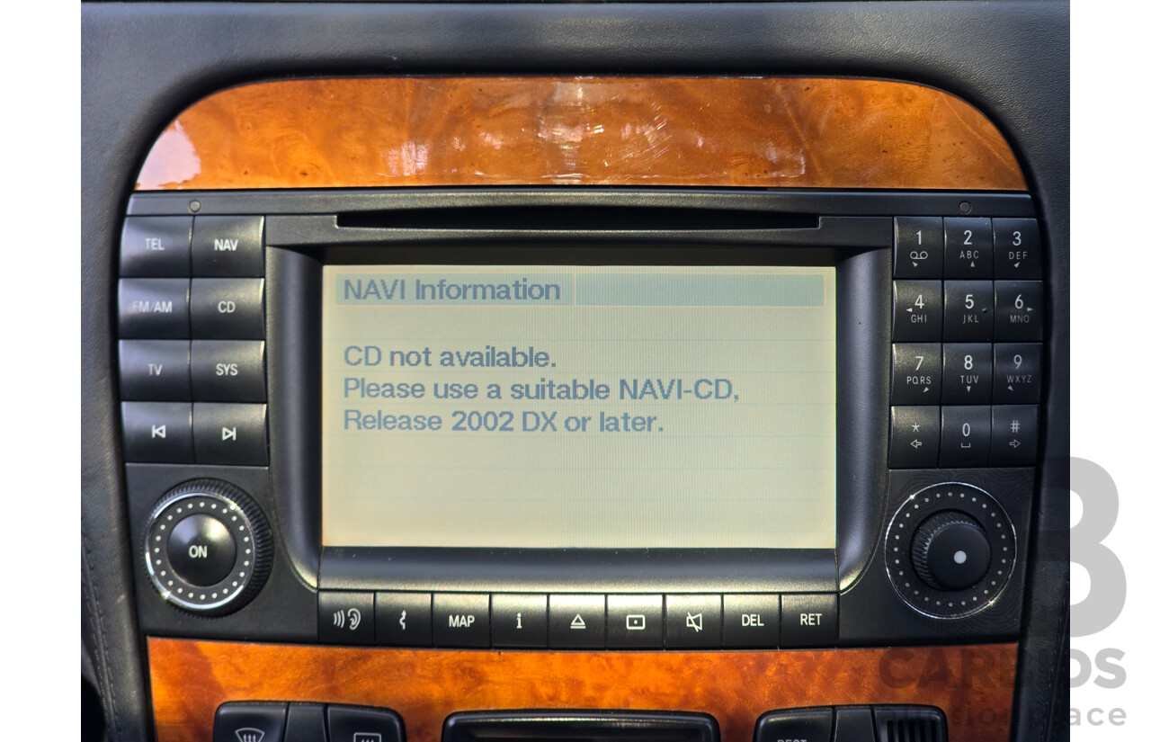 4/2003 Mercedes Benz S600L W220 4d Sedan Obsidian Black Metallic Twin Turbo V12 5.5L