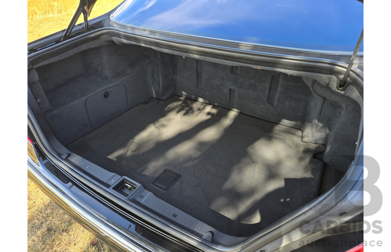 4/2003 Mercedes Benz S600L W220 4d Sedan Obsidian Black Metallic Twin Turbo V12 5.5L