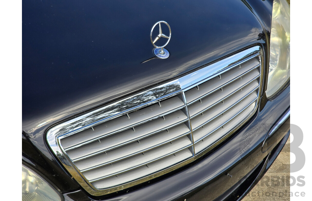 4/2003 Mercedes Benz S600L W220 4d Sedan Obsidian Black Metallic Twin Turbo V12 5.5L