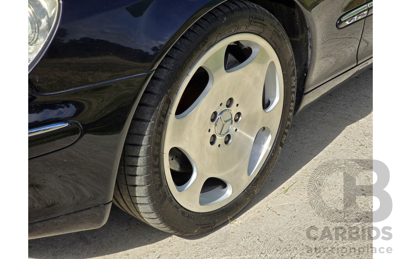 4/2003 Mercedes Benz S600L W220 4d Sedan Obsidian Black Metallic Twin Turbo V12 5.5L