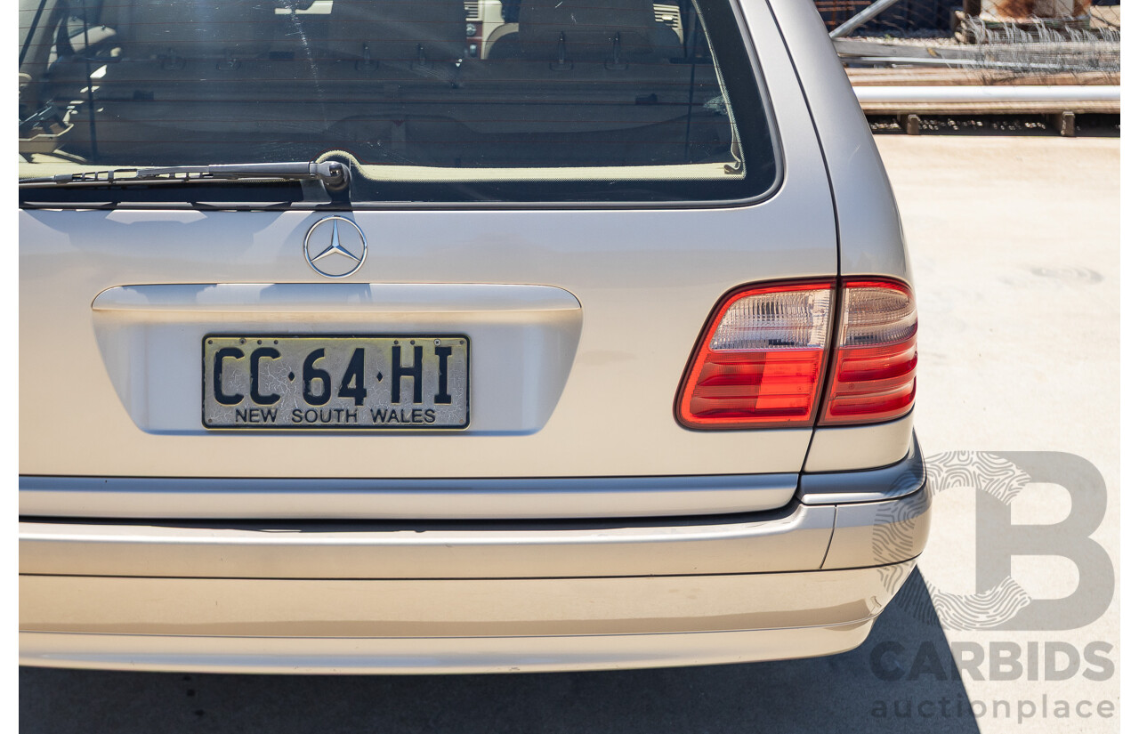 6/2002 Mercedes Benz E240 Classic W210 4d Wagon Travertine Beige Metallic V6 2.4L - 7 Seater