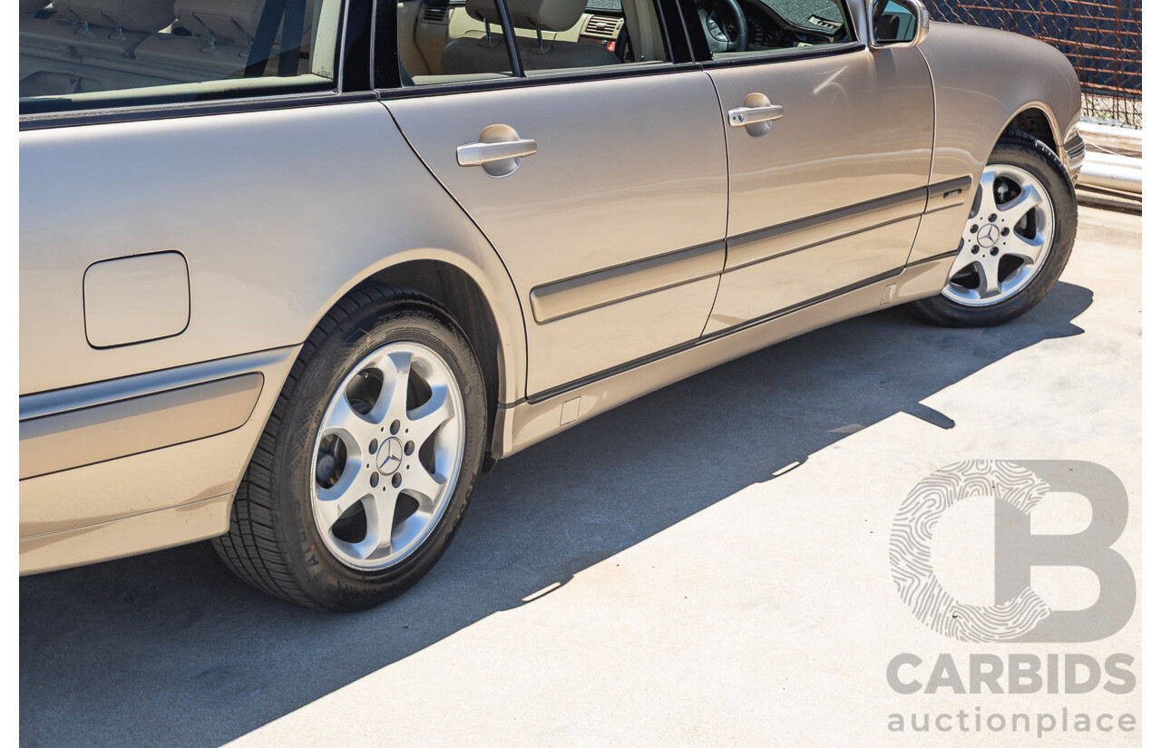 6/2002 Mercedes Benz E240 Classic W210 4d Wagon Travertine Beige Metallic V6 2.4L - 7 Seater
