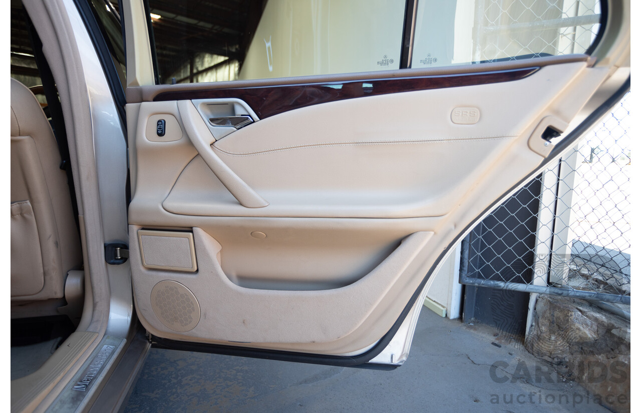 6/2002 Mercedes Benz E240 Classic W210 4d Wagon Travertine Beige Metallic V6 2.4L - 7 Seater