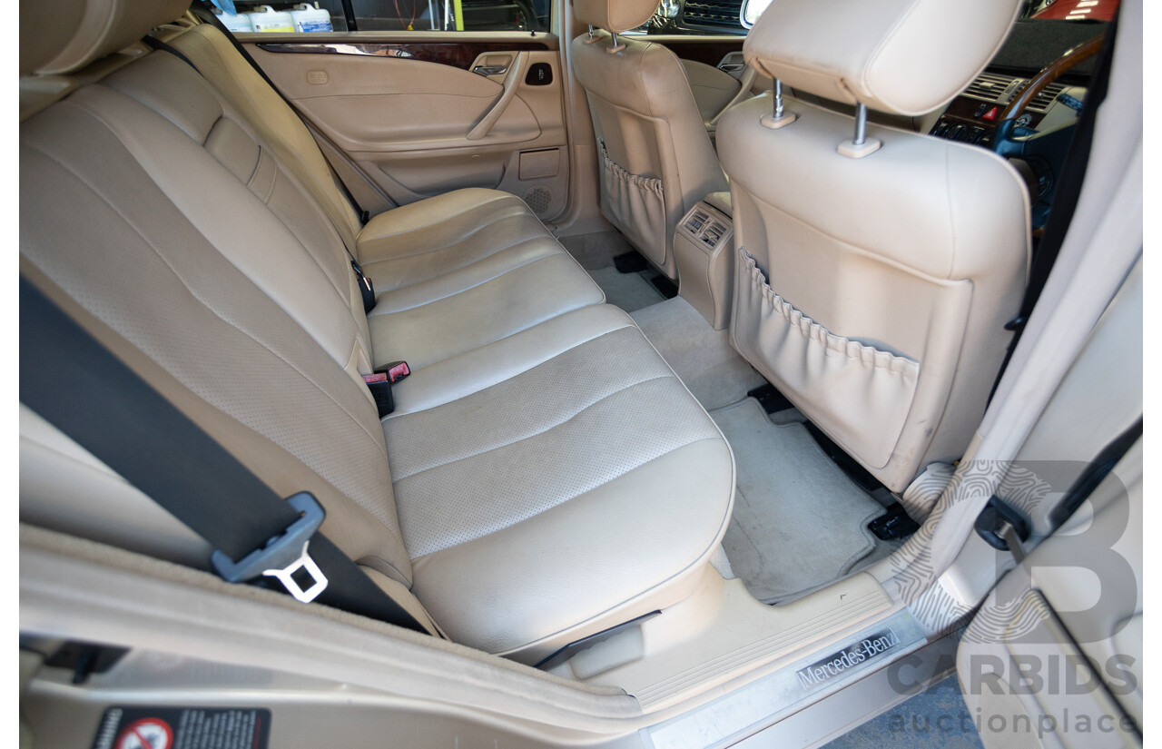 6/2002 Mercedes Benz E240 Classic W210 4d Wagon Travertine Beige Metallic V6 2.4L - 7 Seater