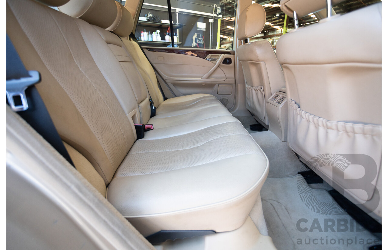 6/2002 Mercedes Benz E240 Classic W210 4d Wagon Travertine Beige Metallic V6 2.4L - 7 Seater