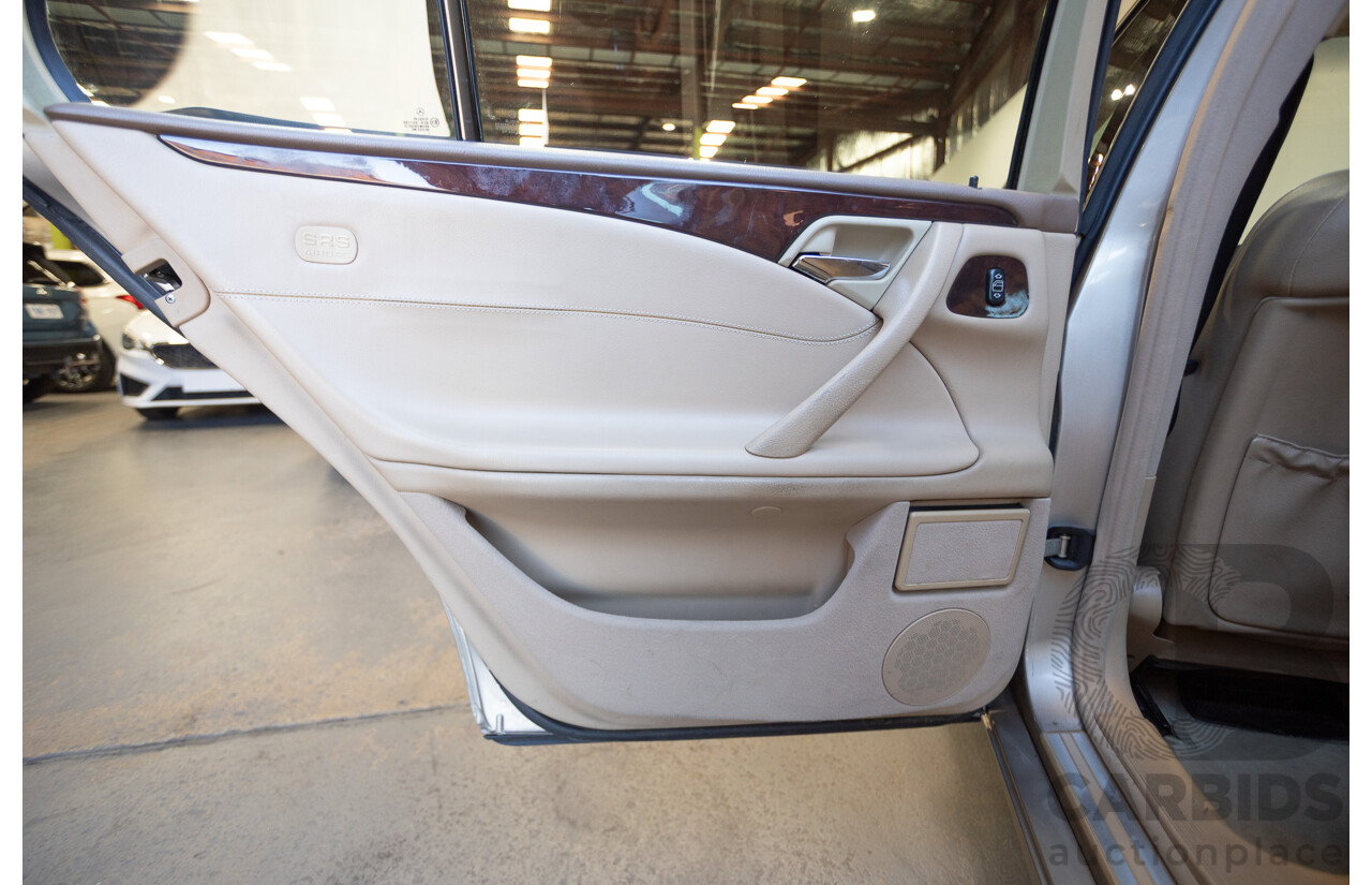 6/2002 Mercedes Benz E240 Classic W210 4d Wagon Travertine Beige Metallic V6 2.4L - 7 Seater