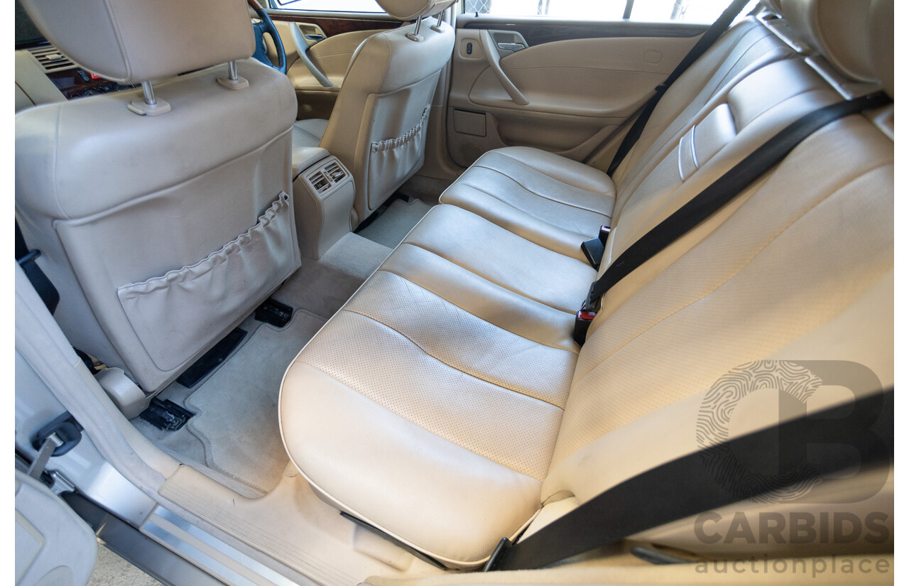 6/2002 Mercedes Benz E240 Classic W210 4d Wagon Travertine Beige Metallic V6 2.4L - 7 Seater