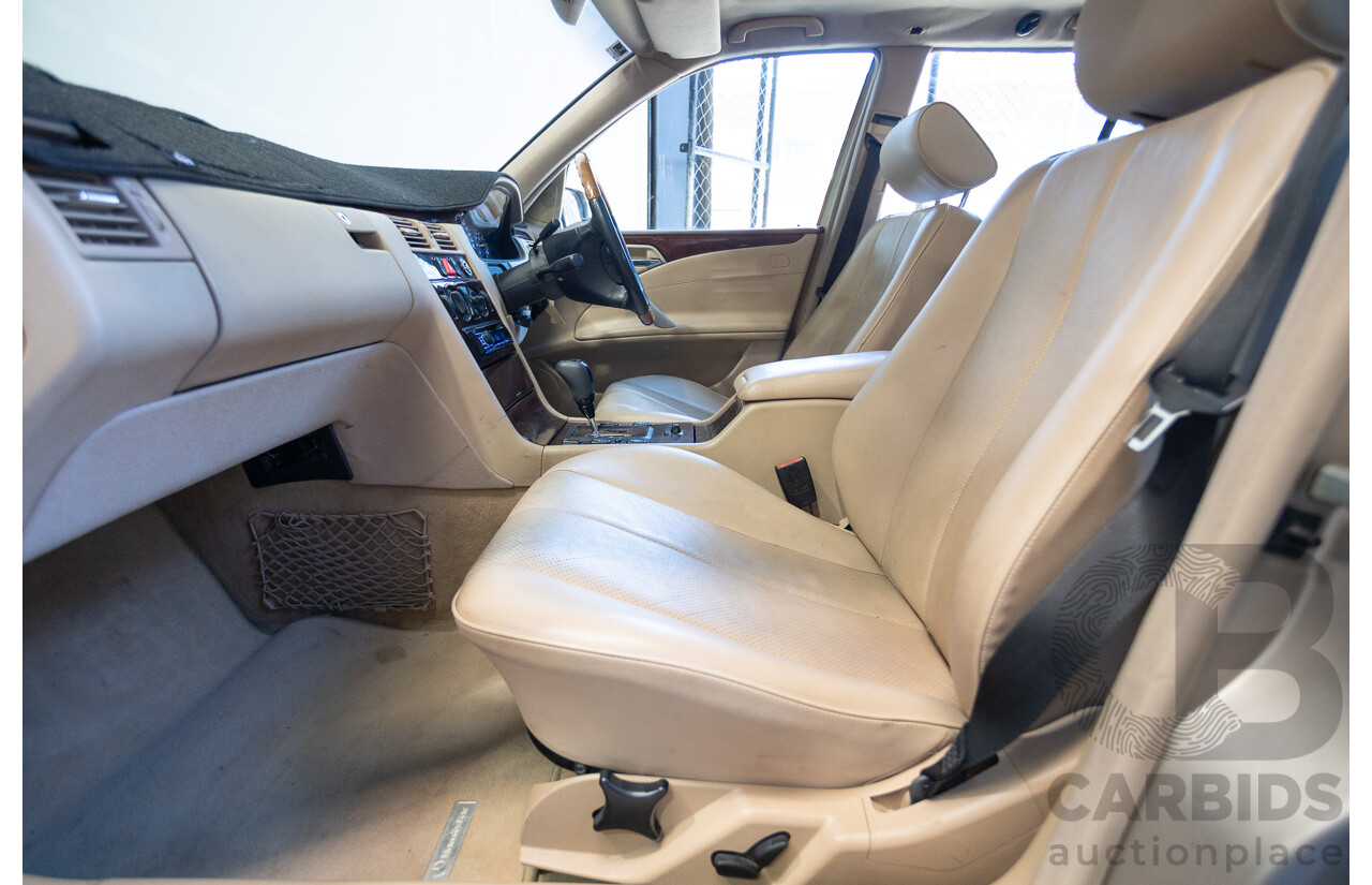 6/2002 Mercedes Benz E240 Classic W210 4d Wagon Travertine Beige Metallic V6 2.4L - 7 Seater