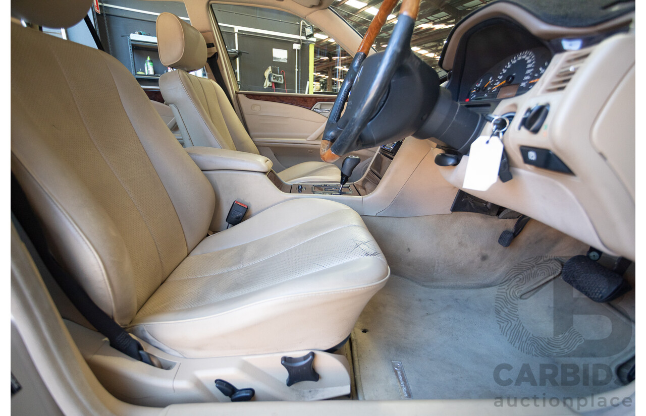 6/2002 Mercedes Benz E240 Classic W210 4d Wagon Travertine Beige Metallic V6 2.4L - 7 Seater