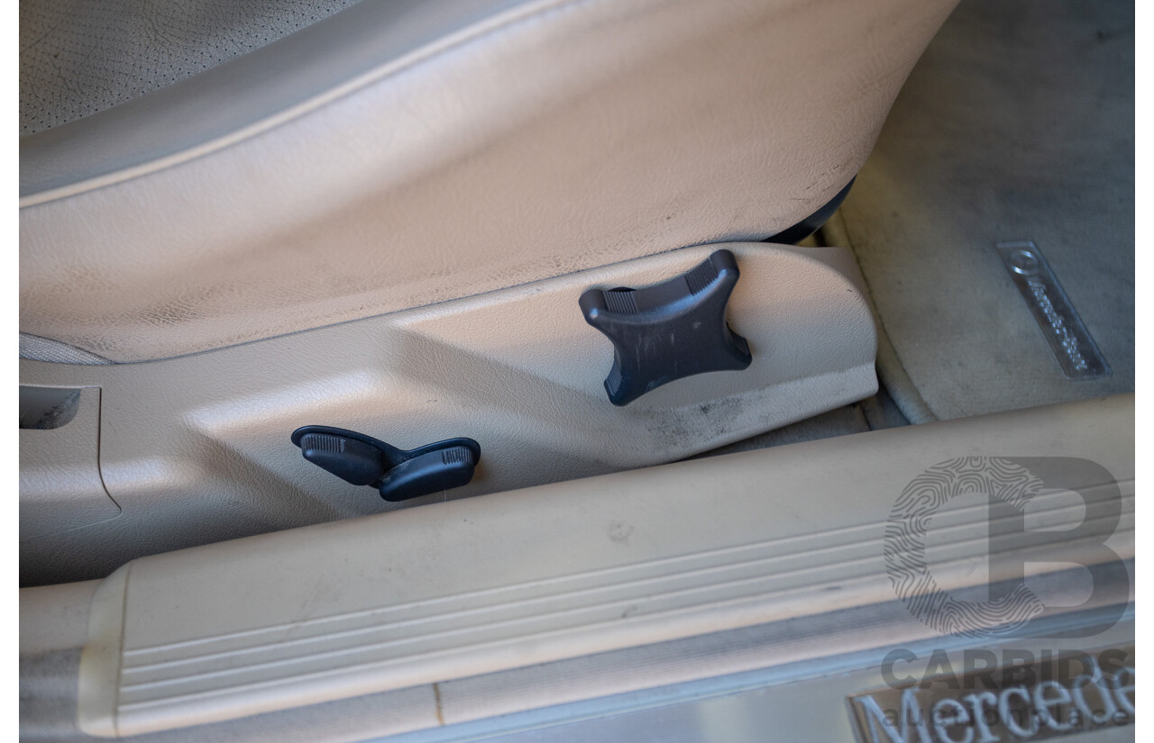 6/2002 Mercedes Benz E240 Classic W210 4d Wagon Travertine Beige Metallic V6 2.4L - 7 Seater