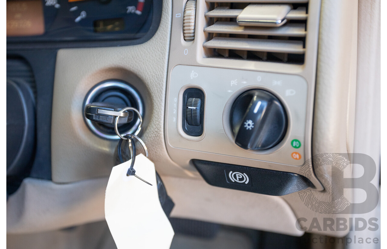 6/2002 Mercedes Benz E240 Classic W210 4d Wagon Travertine Beige Metallic V6 2.4L - 7 Seater