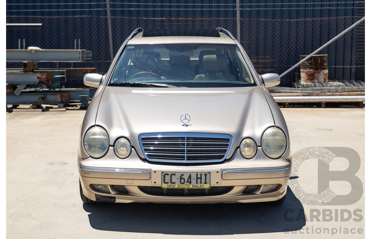 6/2002 Mercedes Benz E240 Classic W210 4d Wagon Travertine Beige Metallic V6 2.4L - 7 Seater