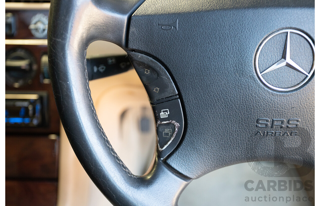 6/2002 Mercedes Benz E240 Classic W210 4d Wagon Travertine Beige Metallic V6 2.4L - 7 Seater