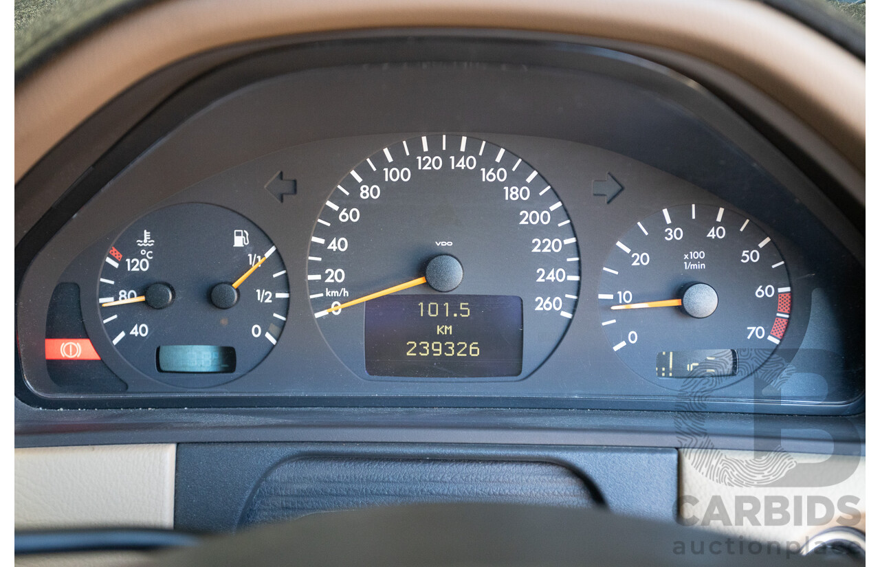 6/2002 Mercedes Benz E240 Classic W210 4d Wagon Travertine Beige Metallic V6 2.4L - 7 Seater
