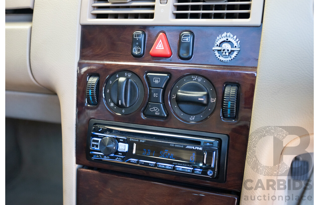 6/2002 Mercedes Benz E240 Classic W210 4d Wagon Travertine Beige Metallic V6 2.4L - 7 Seater