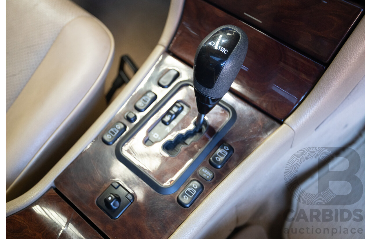 6/2002 Mercedes Benz E240 Classic W210 4d Wagon Travertine Beige Metallic V6 2.4L - 7 Seater