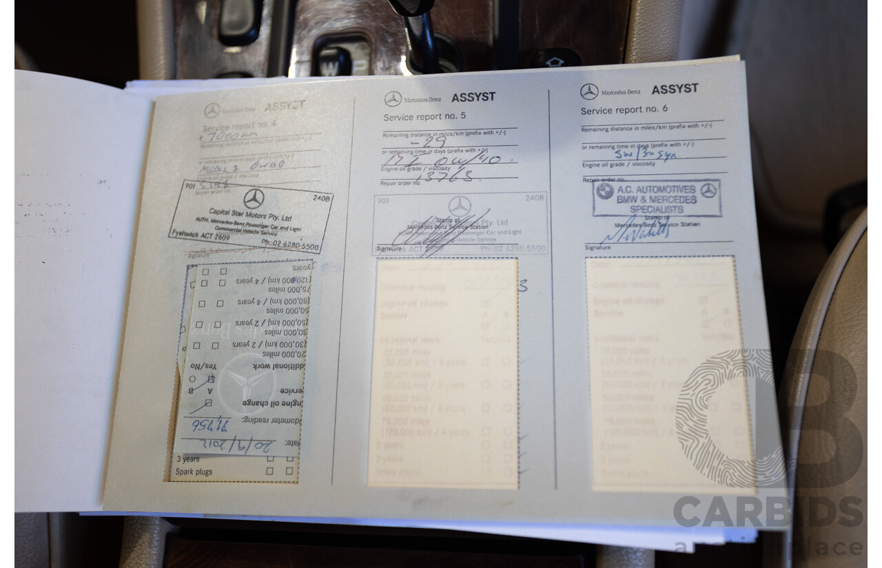 6/2002 Mercedes Benz E240 Classic W210 4d Wagon Travertine Beige Metallic V6 2.4L - 7 Seater