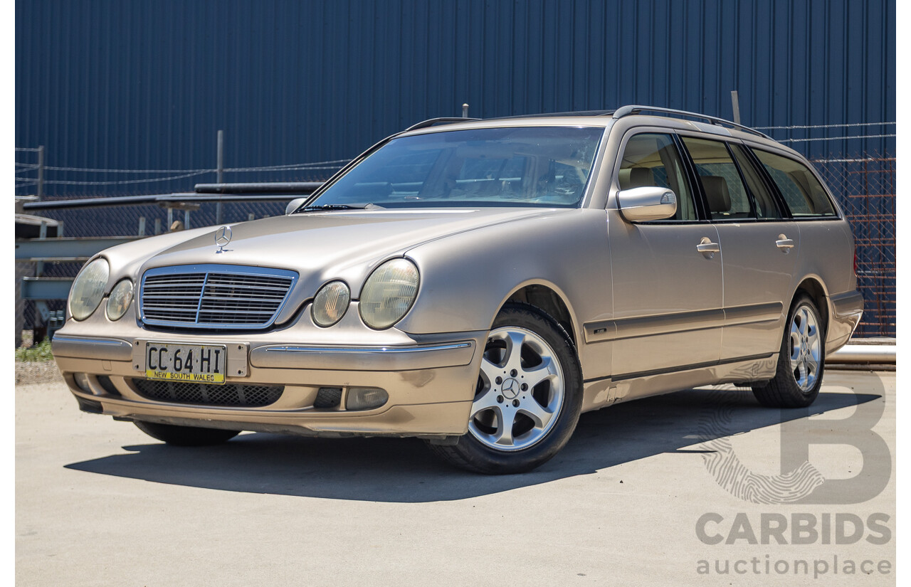 6/2002 Mercedes Benz E240 Classic W210 4d Wagon Travertine Beige Metallic V6 2.4L - 7 Seater