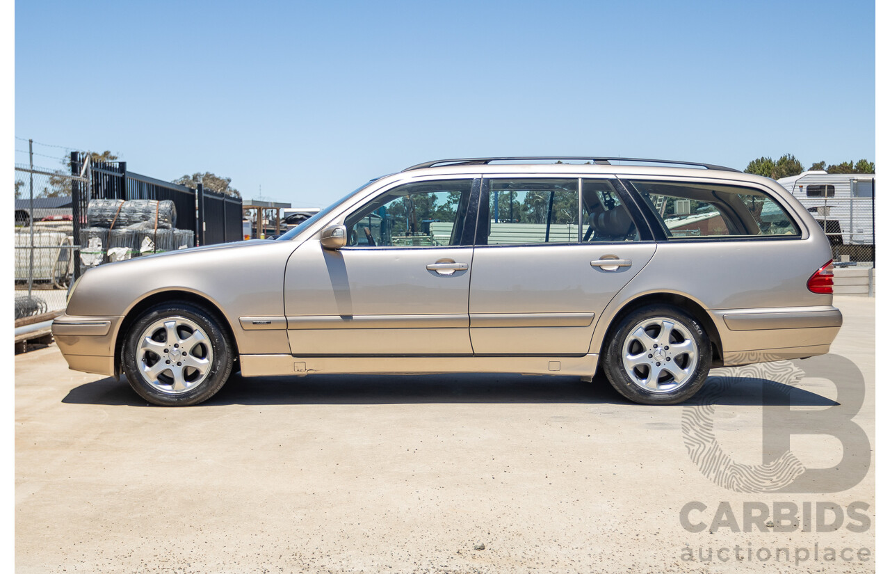 6/2002 Mercedes Benz E240 Classic W210 4d Wagon Travertine Beige Metallic V6 2.4L - 7 Seater