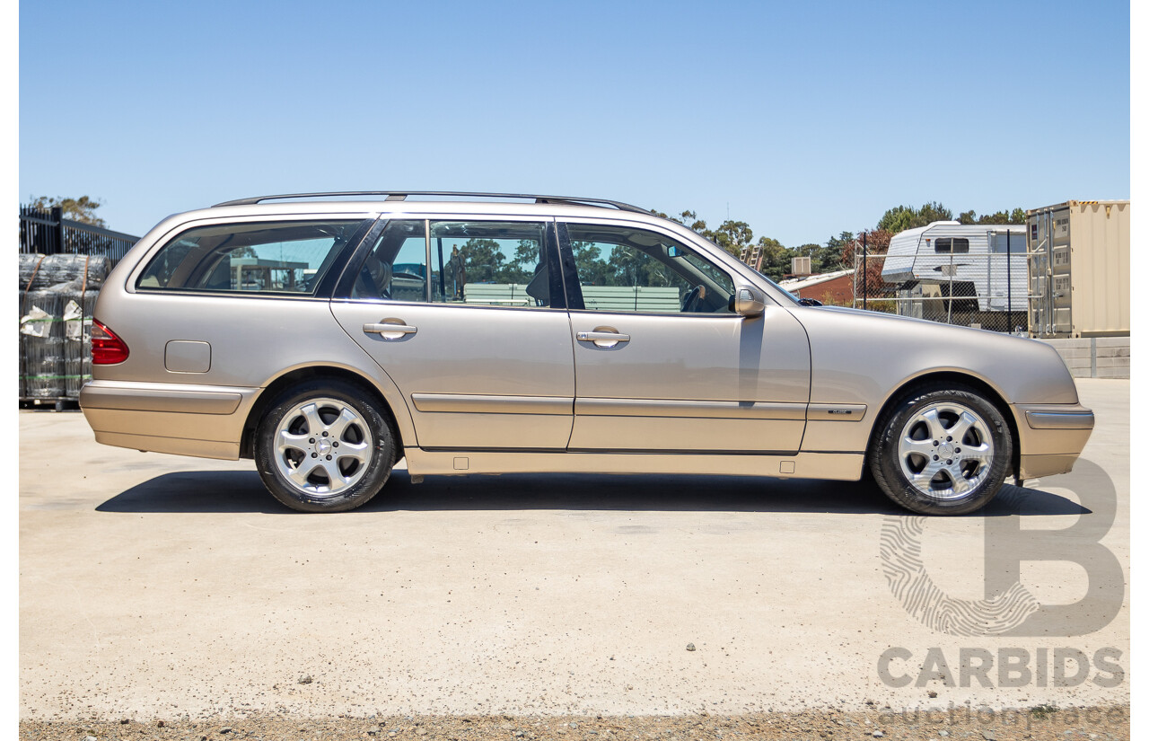 6/2002 Mercedes Benz E240 Classic W210 4d Wagon Travertine Beige Metallic V6 2.4L - 7 Seater