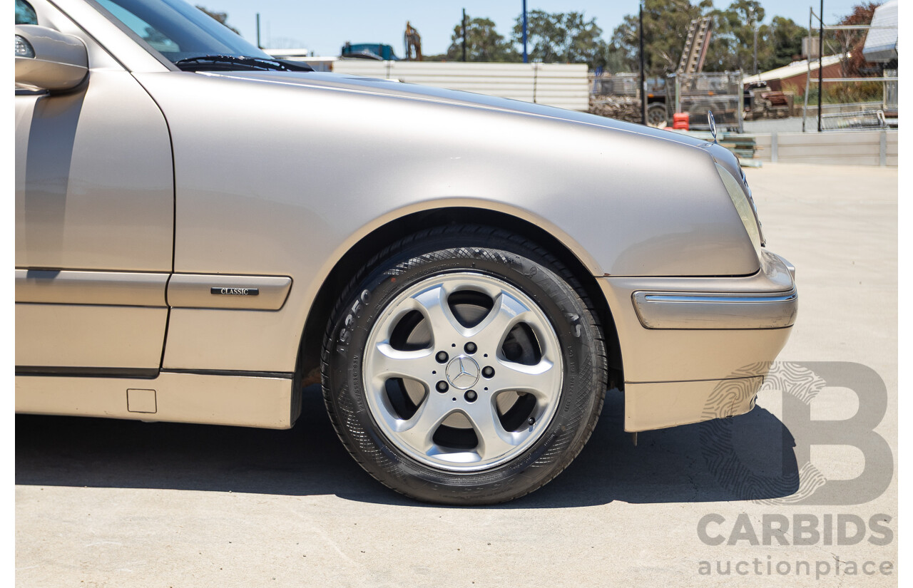 6/2002 Mercedes Benz E240 Classic W210 4d Wagon Travertine Beige Metallic V6 2.4L - 7 Seater